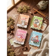 MINI POCKET LABUNGU SPIRAL DIARY A7 ZXK-3030 | NOTEBOOK SPIRALNotes NOTEBOOK A7 Notebook