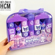[26 & 52 PCS - NÚT LỚN] Đồ chơi túi lắp ghép kèm mô hình Kuromi Koromi Korumi cho bé thích lắp ráp x