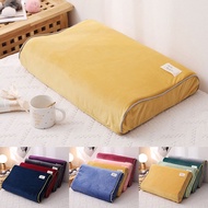 [Heimi Department Store] 30x50CM/40x60CM PillowCase Solid Color Sleeping Pillow Case Simple Plush Soft Pillowcases Latex Pillow Case Cover