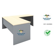 ES1515 L-Shape Table l  Writing Table Desk Maple DG