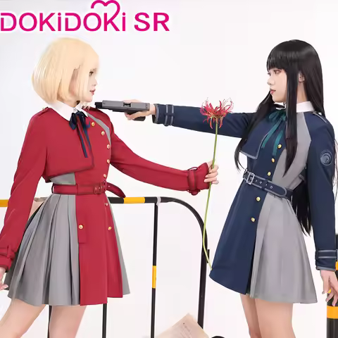 IN STOCK Inoue Takina/Nishikigi Chisato Cosplay Anime Cosplay Lycoris Recoil DokiDoki-SR Uniform Cos
