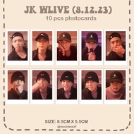 JK__BTS Wlive (8.12.23) FANMADE photocard