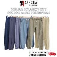 ZANZEA FASHION SELUAR PEREMPUAN STRAIGHT CUT COTTON LINEN MUSLIMAH/SELUAR SLACK/WANITASELUAR PEREMPU