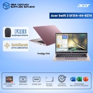 Acer Notebook Swift 3, 14.0', SF314-44-R274 Prodigy Pink/ R5LV Pure Silver/Ryzen 5-5625u/8GB/512GB/H