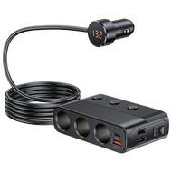 New One Drive Three C28 Multifunctional Car Charger Conversion Plug USB Smartphone