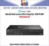 Đầu Ghi Hình Camera VIGI 4 Cổng PoE+ 30W IP 8MP NVR1004H-4P