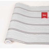 3D Wood Panel Wallpaper Light Grey SILVER Trim DP1260 8MX45CM PER ROLL