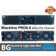 Blackline PRO6.0 2 Channel 600w 8 Ohms Per Channel Power Amplifier