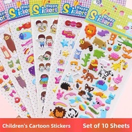 GESHIFAN | 3D Princess Jewel Stickers for Girls