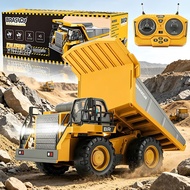 Remote Control Excavator Bulldozer Dump Truck Rc Car Toys Electric Engineering 2.4g High-Tech Vehicl