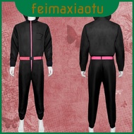 Squid Game Black Jumpsuit Cosplay Costume For Halloween Game Stage Performance