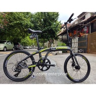 sale 20“ 451 trs croze 8sp shimano hydraulic brake folding bike basikal lipat