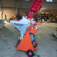 With CE Direct Factory 220v 380v Electric Gypsum Diesel Cement Plastering Station Mortar Spray Machi