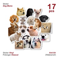 HP 17pcs Dog Meme Stickers 0095 | Cute Dog Meme | Laptop Tumbler Ipad Journalinghp