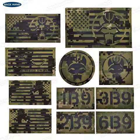 Seal Team Infrared IR patch Navy Seals Patches CP camo Reflective Badge