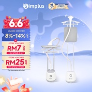 Simplus 2000W 3 In 1 Garment Steamer Flat&Ironing&Hanging Vertical Ironing Machine 2-Poles 34g/Min M