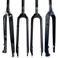 new bike fork mountain bike full carbon fiber tapered disc brake bike front fork bike accessories