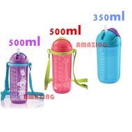 Tupperware Twinkle Straw Tumbler with Strap 500ml/ Tupperware Twinkle Straw Tumbler 350ml/ Bottle with straw/ Kid bottle/ Happy Bunny/ Straw/ Drinking tumbler