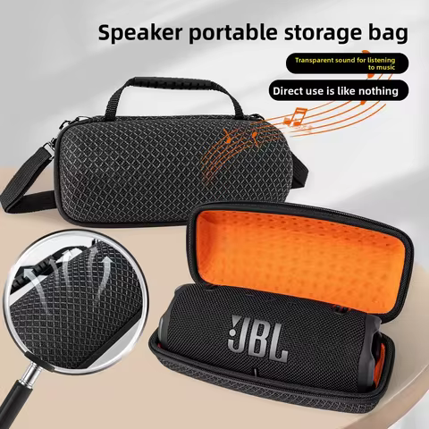 For JBL CHARGE6 Outdoor Speaker, Shockwave 6, Portable Speaker, Storage Bag, Protective Case, Transp