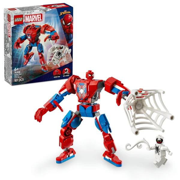 Đồ Chơi Lắp Ráp Robot Người Nhện Đại Chiến Antin-Venom - Spider-Man Mech Vs Anti-Venom - Lego Superh
