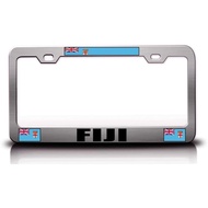 Fiji Flag Metal Car SUV Truck License Plate Frame Ch j86