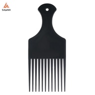 Wide Teethb Hair Pick Plasticb for Curly Afro Hair Styling