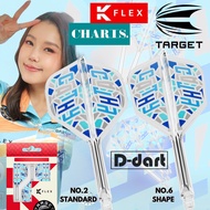 TARGET K FLEX DARTS FLIGHT-【No.2/No.6】CHARIS (CATHY LEUNG) K-Flex Dart Flights