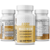 38 in 1 Brain Power | AddyMaximum | New Power Strength Nootropic Pills to Assist Focus, Memory, Ener