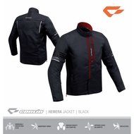 Continmoto Daily Motorcycle Jacket Contin Hemera Protector - Black