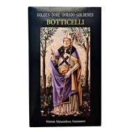 H10 Bahasa Inggeris Tarot Botticelli Tarot 12*7 cmGolden Botticelli Tarot