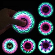 LED Light Fidget Spinner Hand Spinners Glowing Figet Spiner Stress Relief Toys for Kids