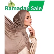 Shawl Cotton Jersey atau Shawl Malas shawl cotton Jersey - shawl malas - shawl travel - shawl plain