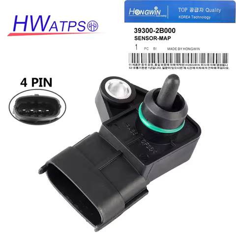 For Hyundai Elantra Sonata Veloster Santa Fe Kia Forte Soul Sorento Manifold Pressure Sensor MAP Sen