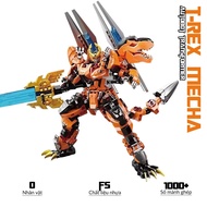 T-rex Mecha 2 in 1 assembly toy, F5-A0007 Robot, Plastic model
