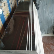 Granit tangga /Lantai tangga granit hitam polos 30x80+20x80/set