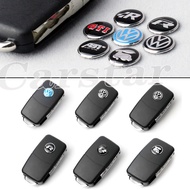 OEM 2010-2018 Volkswagen VW Key Fob Remote Metallic Badge Logo Sticker 12mm