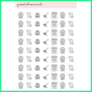 Planner Stickers - House Chores Icons