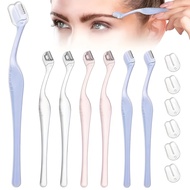6pcs Multifunctional Exclusively For Women Mini Portable Facial Trimmer 0.1mm Stainless Steel Eyebro