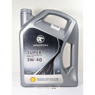 [SHELL FOR PROTON] PROTON ENGINE OIL 5W40 5W-40 FULLY SYNTHETIC 4 Liters
