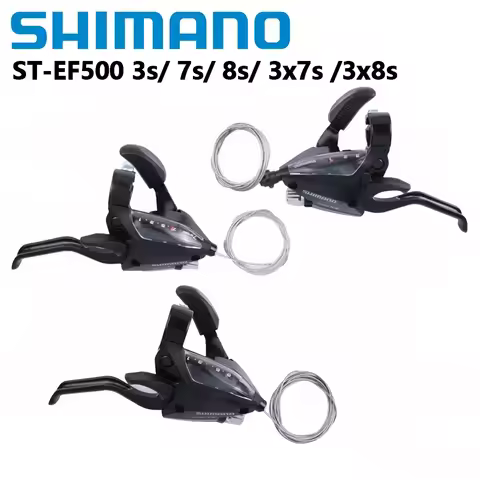 Shimano ST-EF500 Shifter 3s 7s 8s EZ FIRE PLUS Brake Lever 21speed 24speed With Window MTB Mountain