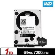 【綠蔭-免運】WD1003FZEX 黑標 1TB 3.5吋SATA硬碟