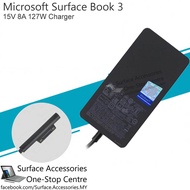 [MALAYSIA]Charger Microsoft Surface Book 3 127W 15V 8A [MODEL 1932] Surface Book 3 Charger Nvidia Ge