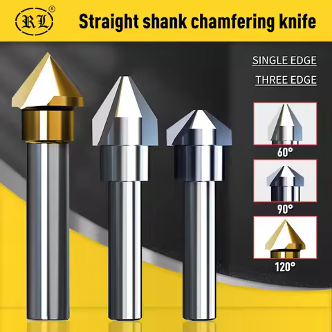RUILITENGM35 Hss Chamfering Cutter 90 Degrees Chamfer Router Bit Deburring Tool 60 Degrees For Stain