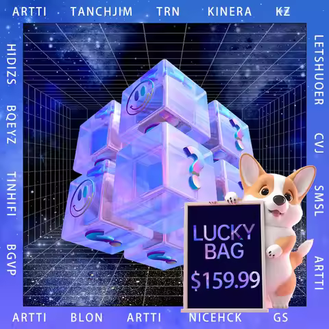 ARTTI 2025 Lucky Bag HiFi In-Ear Monitor Earphone IEMs & Headphone DAC & Headphone Cable Product Ran