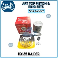HONDA HX135 RAIDER ART TOP Piston & Ring Sets STD/025/050/075/100/125/150/175/200 FULL SET