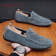 JINTOHO Fashion Casual Men Loafers Shoes Breathable Men Slip On Driving Shoes Outdoor Anti-Slip Boat Shoes