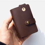 旅行筆記本 / 真皮卡包/ 卡夾 / 活頁 手帳 A7 / 植鞣牛皮革 書衣