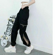 ️Insta Sell Chimmyshopid - zip pocket pants / jogger pants / material pants / long pants / teachwear