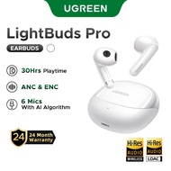 UGREEN LightBuds Pro Bluetooth 6.0 Al Wind Noise Reduction Hi-Res & LDAC Certified 32H Long Playtime