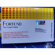 Fortend Curcuma Film Coated Tablet 20s 1 box